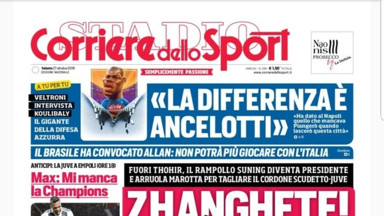 EDICOLA - Le prime dei principali quotidiani di oggi