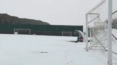Allenamento annullato per neve!