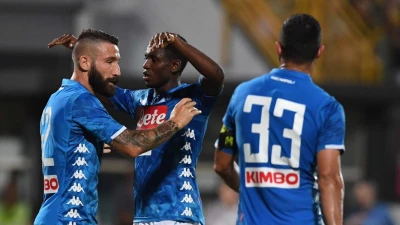 Napoli-Chievo 2-0: a segno Verdi su assist di Insigne e Tonelli di testa