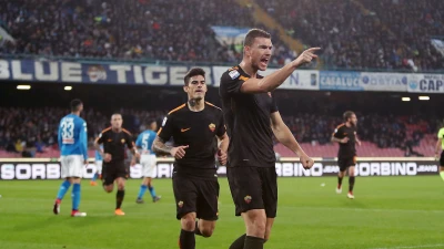 Migliori performance del 2018: la Roma candida Dzeko contro il Napoli