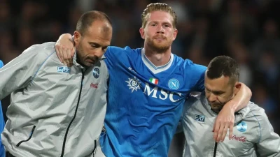 Napoli, De Bruyne resta un’incognita: rientro solo a fine febbraio. Anguissa verso il recupero