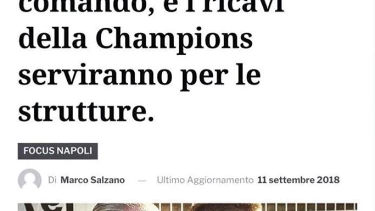 Aurelio De Laurentiis affida il Napoli ad Edo che commenta: "Per Napoli e la sua gente!"