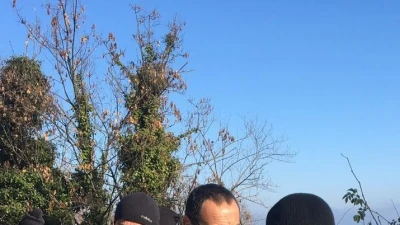 FOTO - SARRI IN PELLEGRINAGGIO A SUPERGA