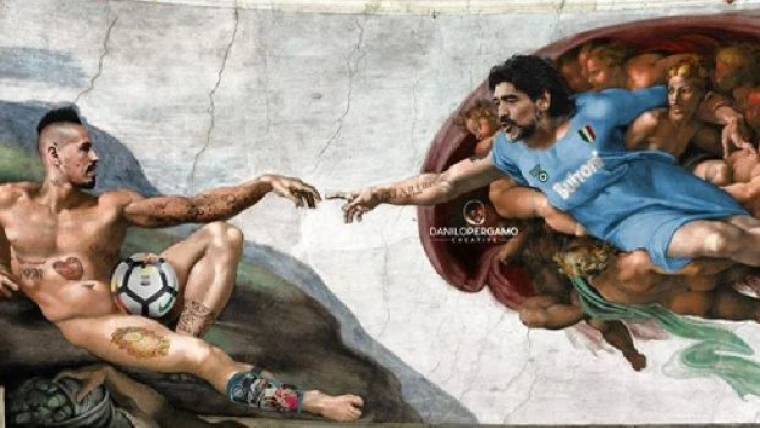 HAMSIK COME DIEGO: ECCO LA "CREAZIONE"