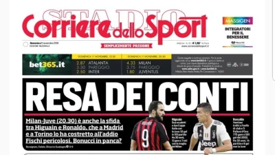 EDICOLA - Le prime dei principali quotidiani di oggi