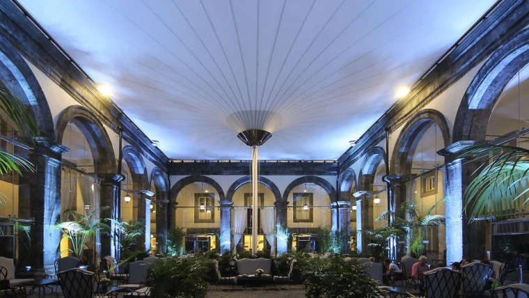 Da Palazzo Caracciolo: "Clima disteso, ci sono molti tifosi della Stella Rossa. Speriamo di ospitare altri top club"