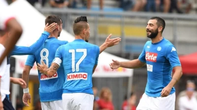VIDEO - NAPOLI-GOZZANO 4-0: SUBITO FABIAN! ANCHE OUNAS E CONTINI SUGLI SCUDI