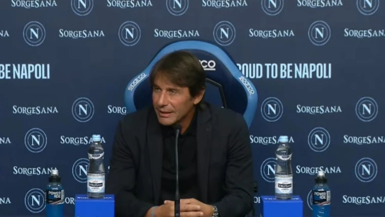 Napoli, Conte in conferenza: "Politano e Buongiorno sono già in gruppo"