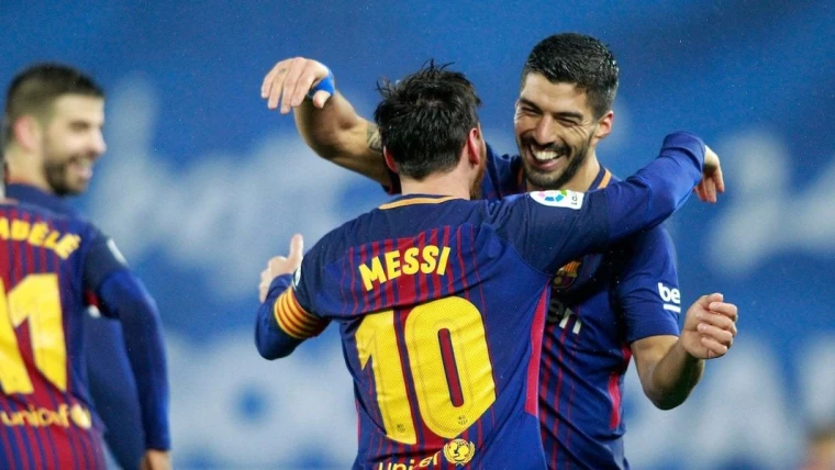 Barcellona Messi Suarez