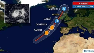 Clamoroso: l'uragano Ophelia minaccia Manchester-Napoli!
