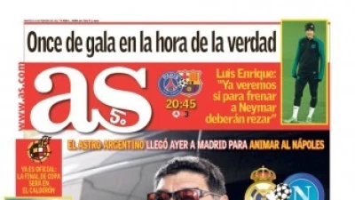 As: "Vengono in 10mila più Maradona"