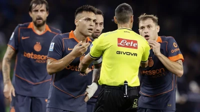 Rigore di Napoli-Inter, AIA boccia Mariani e Bindoni: “Errore su tutta la linea”