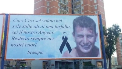 Craiova-Milan: allo stadio spunta un messaggio per Ciro Esposito