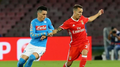 Benfica-Napoli - Grave defezione per i lusitani: Alex Grimaldo non sarà del match