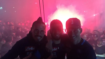 FOTO - Napoli, grande festa a Capodichino!