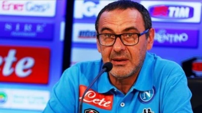 Sarri sul mercato: 'Ci serve un centrale. Se Gabbiadini resta sono felice'