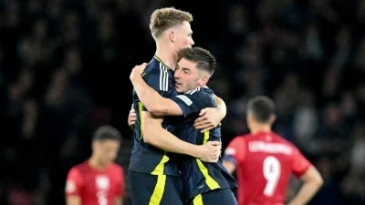 Napoli, Mctominay e Gilmour in campo con la Scozia