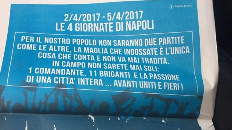L'iniziativa: un gruppo di tifosi acquista l'ultima pagina del Mattino e lancia un messaggio alla squadra in vista di Napoli-Juve
